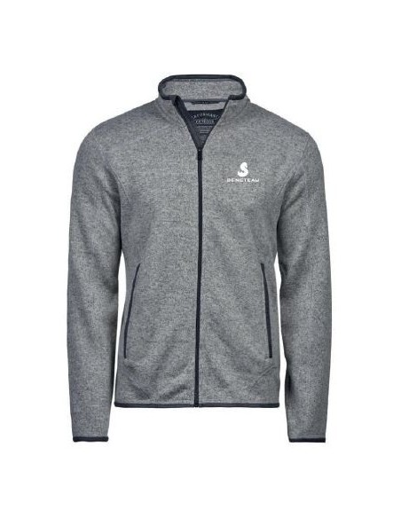 VESTE MAILLE POLAIRE GRISE