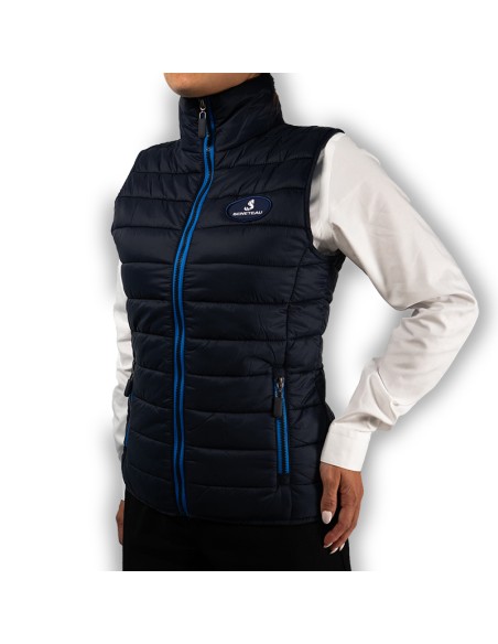 BODYWARMER BLEU MARINE FEMME