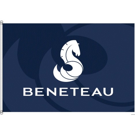 "BLUE BENETEAU" FLAG - 180 X 270 CM