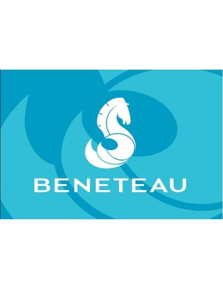 DRAPEAU "BLEU BENETEAU" - 100 X 150 CM