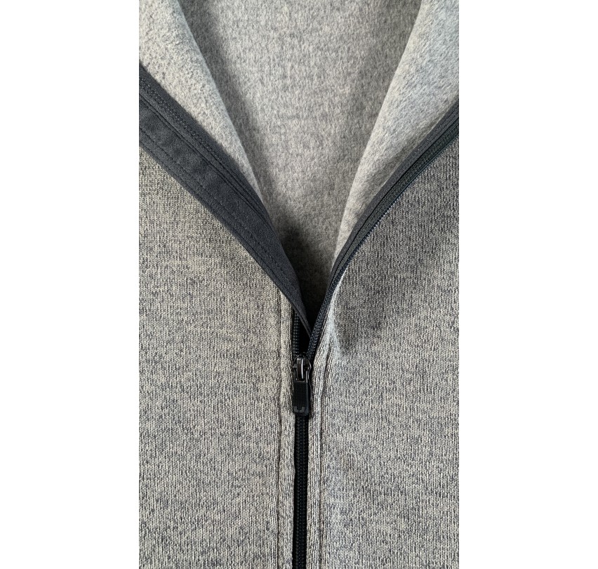 VESTE MAILLE POLAIRE GRISE