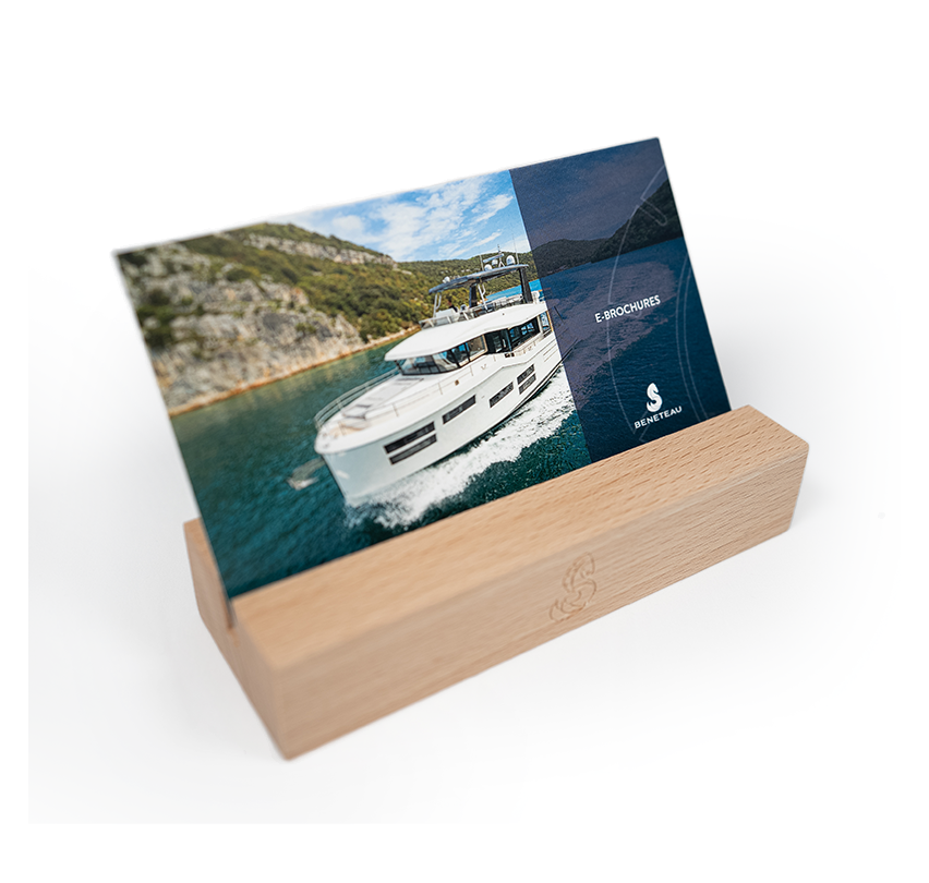 PRESENTOIR CARTE QR CODE E-BROCHURES