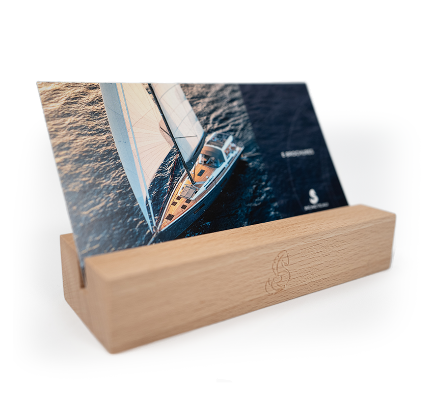 PRESENTOIR CARTE QR CODE E-BROCHURES