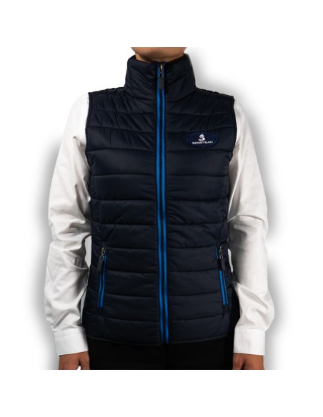BODYWARMER BLEU MARINE FEMME