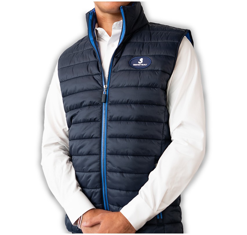 BODYWARMER BLEU MARINE HOMME