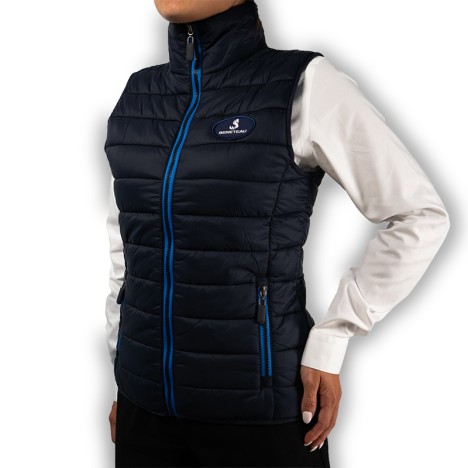 BODYWARMER BLEU MARINE FEMME