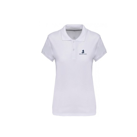 POLO BLANC POUR FEMME