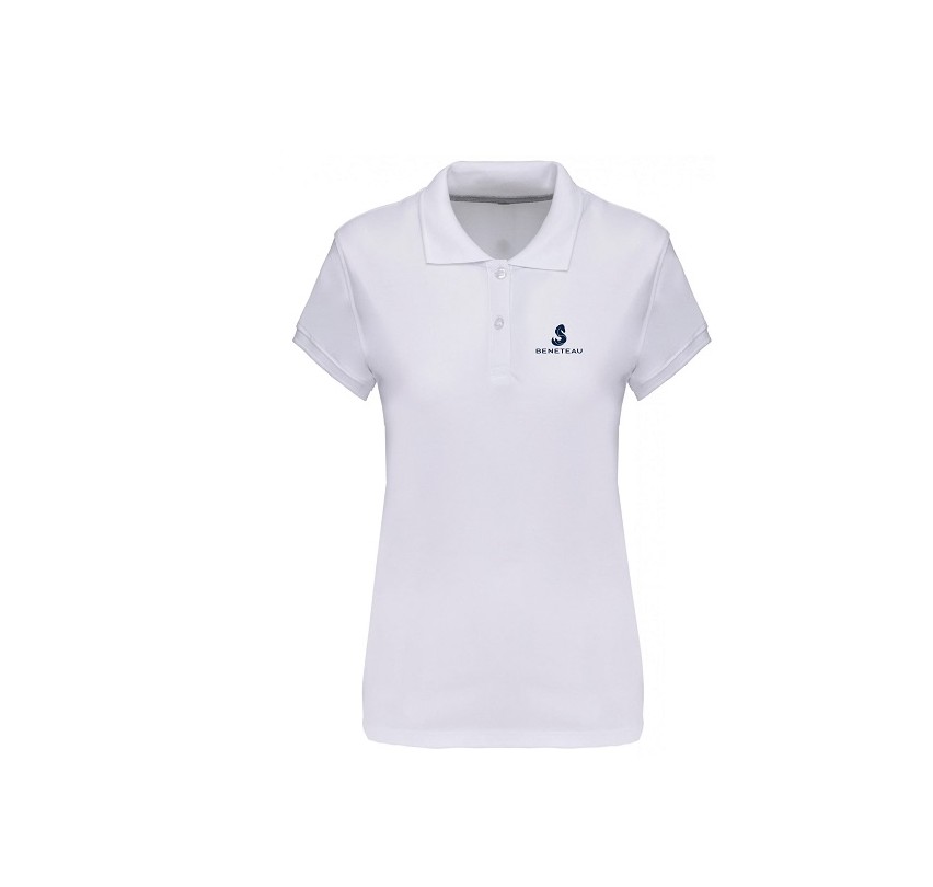 POLO BLANC POUR FEMME
