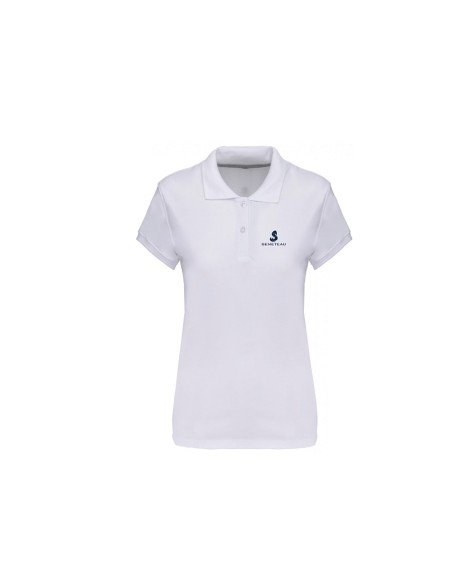 WHITE WOMEN POLO SHIRT